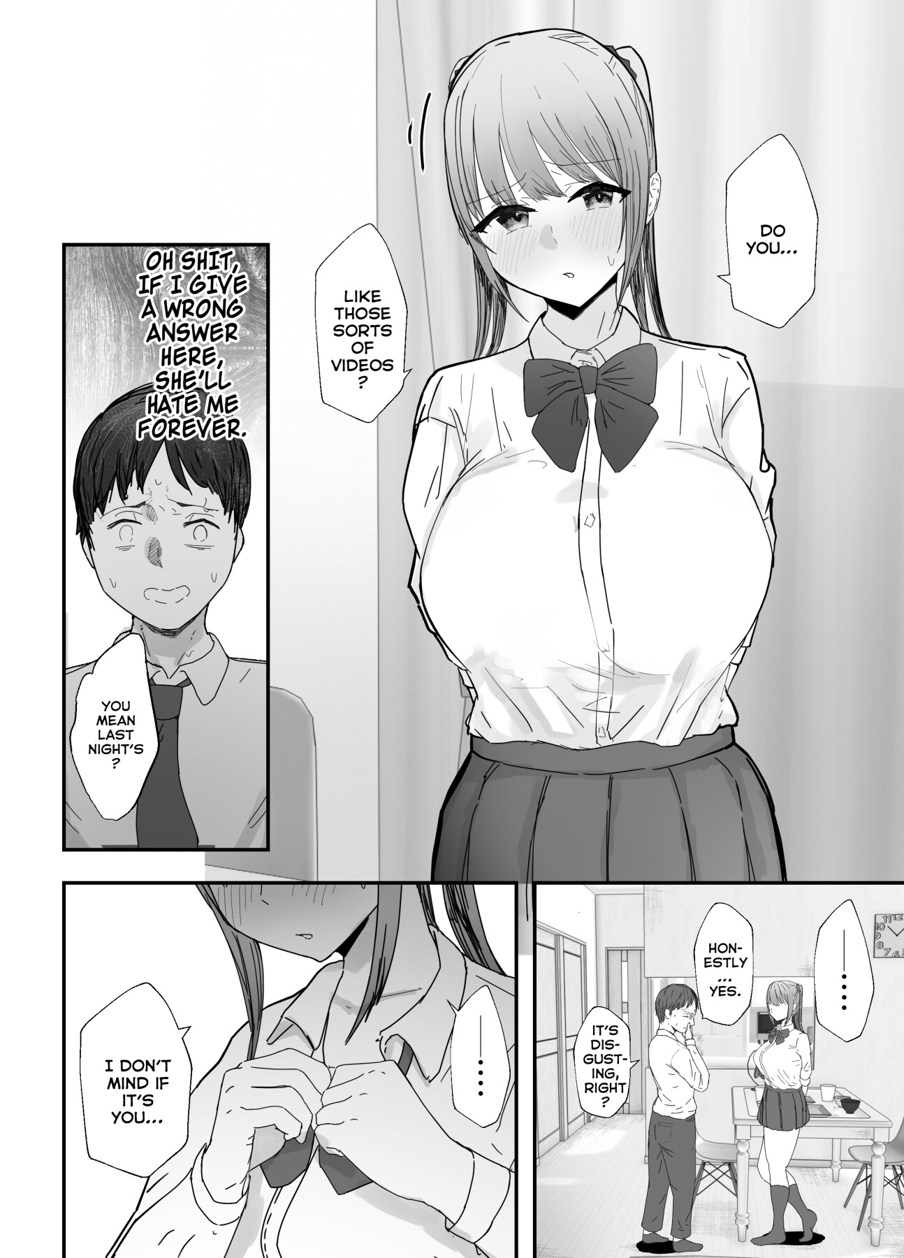 Hentai Manga Comic-My busty niece, a high school girl living with me, gives me a lot of comfort through sweet sex.-Read-13